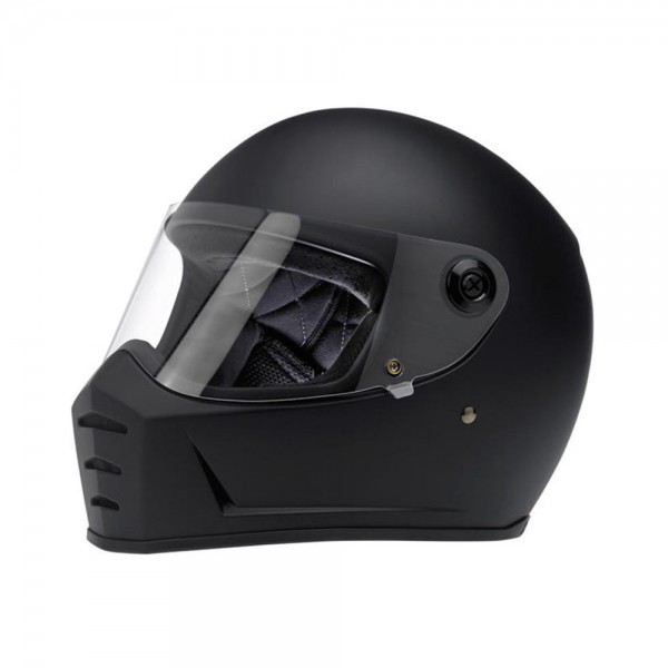 Biltwell Lane Splitter Flat Black Full Face Helmet ECE DOT