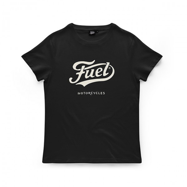 Fuel T-Shirt Black mit weißem Logo