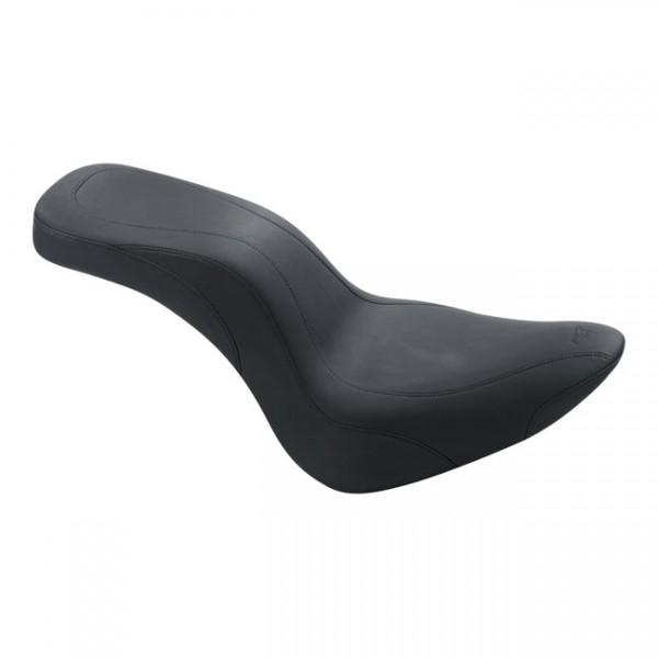 MUSTANG Sitz Mustang, Daytripper 2-up one-piece seat - 06-10 FXST with 200mm tire; 07-17 FLSTF F