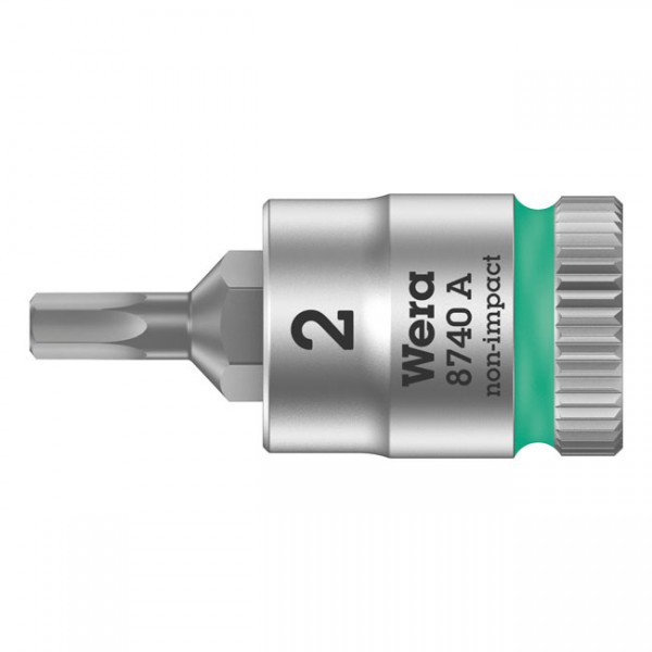 WERA Tools Zyklop 1/4&quot; Hex socket bit Metric - 2,0 mm/ 28 mm