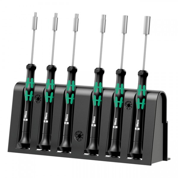 WERA Tools Screwdriver set for electronic applications - Hex head nuts &amp; bolts