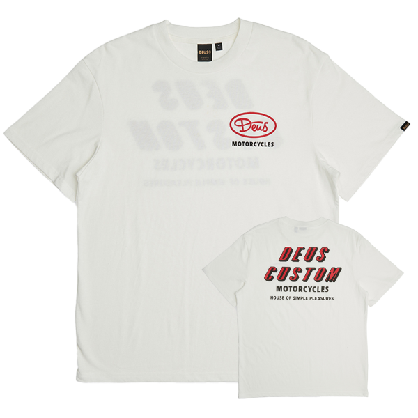 DEUS EX MACHINA T-Shirt Shimmy vintage weiß