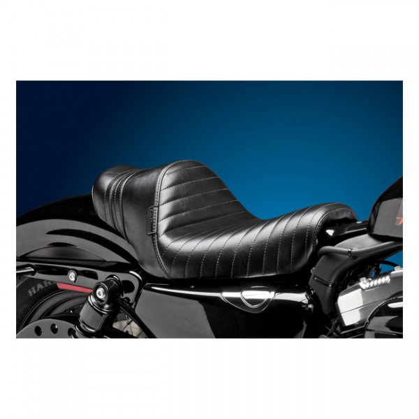 LEPERA Seat LePera, Stubs spoiler solo seat. Black, pleated - 04-20 XL (excl. 07-09 XL)