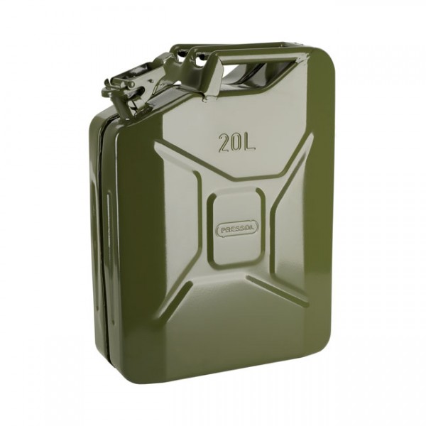 PRESSOL Accessories - Metal jerrycan. Olive green 20 liter&quot;