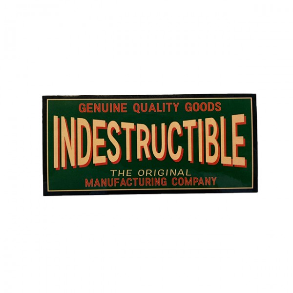 Indestructible MFG Sticker The Original