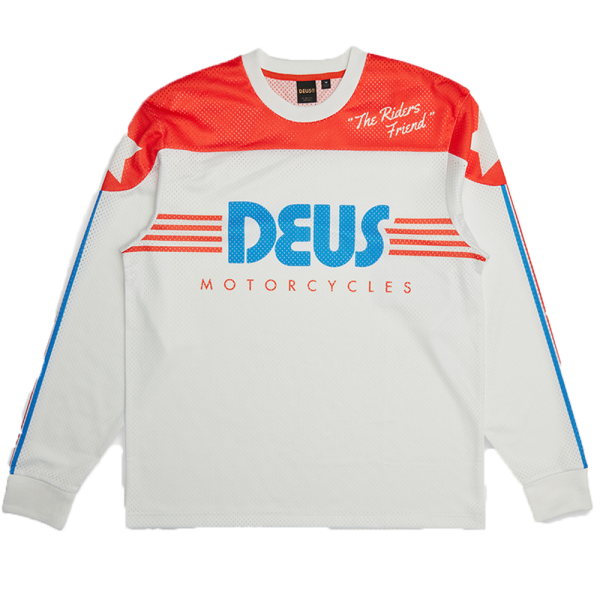 Deus Ex Machina Moto Jersey Fantasma weiß