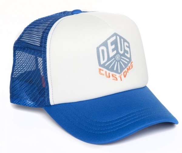 DEUS EX MACHINA Hat - &quot;Skoot Trucker&quot; - ultramarine blue