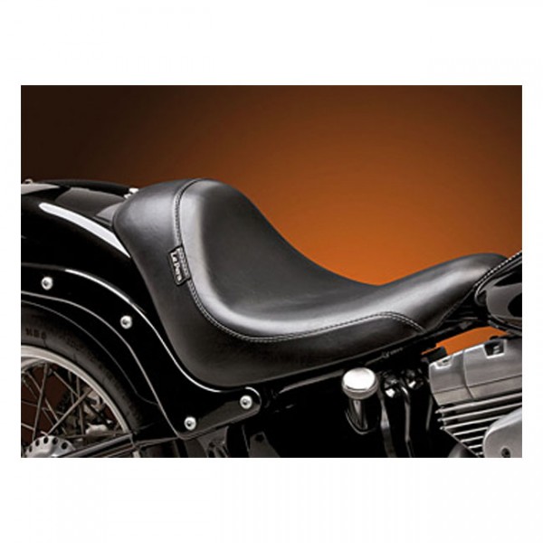 LEPERA Seat LePera, Silhouette Deluxe solo seat. Smooth - 00-07 Softail FXSTD Deuce (NU)