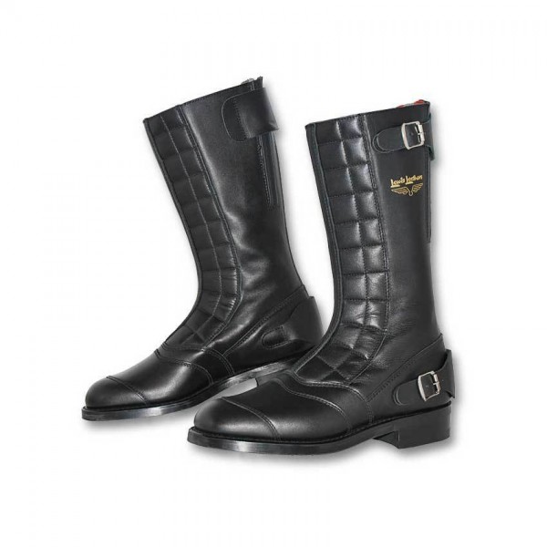 LEWIS LEATHERS Motorcycle Boots - &quot;177 Road Racer&quot; - black