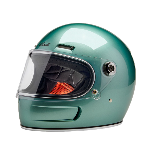 Biltwell Helmet Gringo SV Metallic Sea Foam ECE & DOT