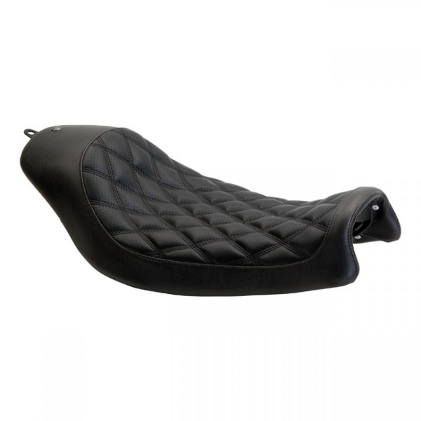 ROLAND SANDS Seat Boss solo seat. Black - 06-17 Dyna (06-16 FXDF Fatbob requires 106998 bracket) (NU)