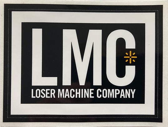 Loser Machine Company Logo Sticker large