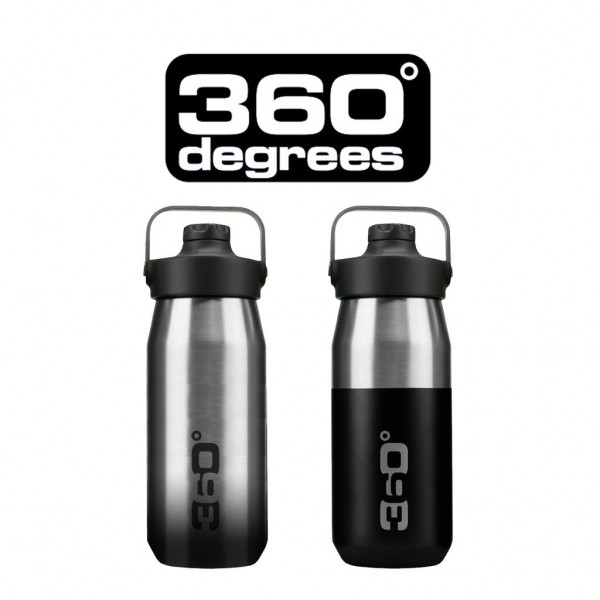 360 DEGREES Flasche Wide Mouth Insulated with Sipper Cap - 750ml