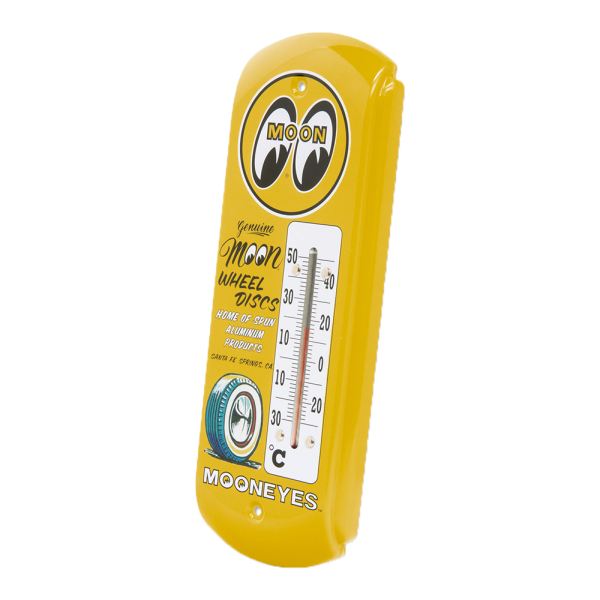 Mooneyes yellow Thermometer Moon