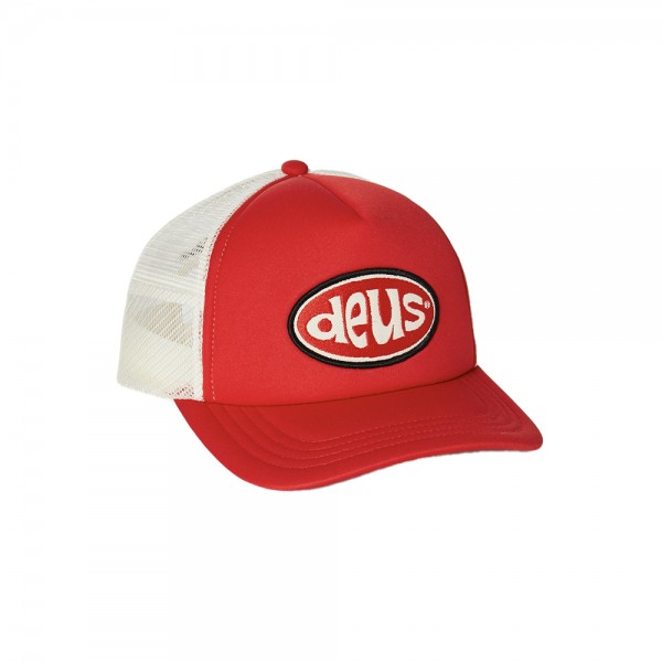 DEUS EX MACHINA Shiner Trucker hat in red
