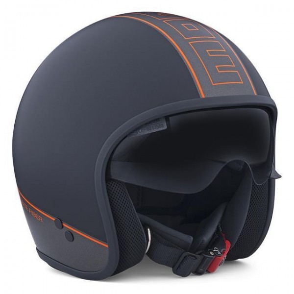MOMO Helmet CRUISER black-matt-orange