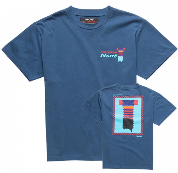 DEUS EX MACHINA T-Shirt Naito Box in Blau