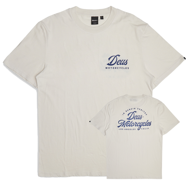 DEUS EX MACHINA T-Shirt Ride Out vintage weiß