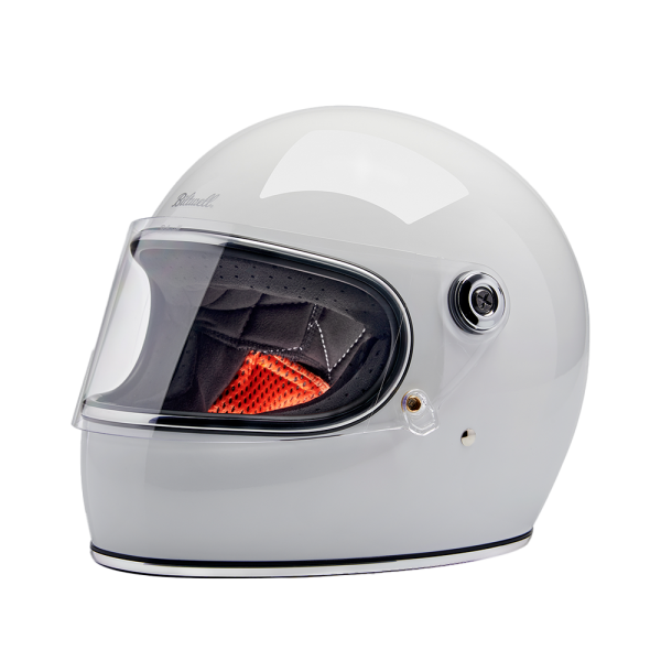 Biltwell Gringo S Full Face Helmet White with ECE-DOT