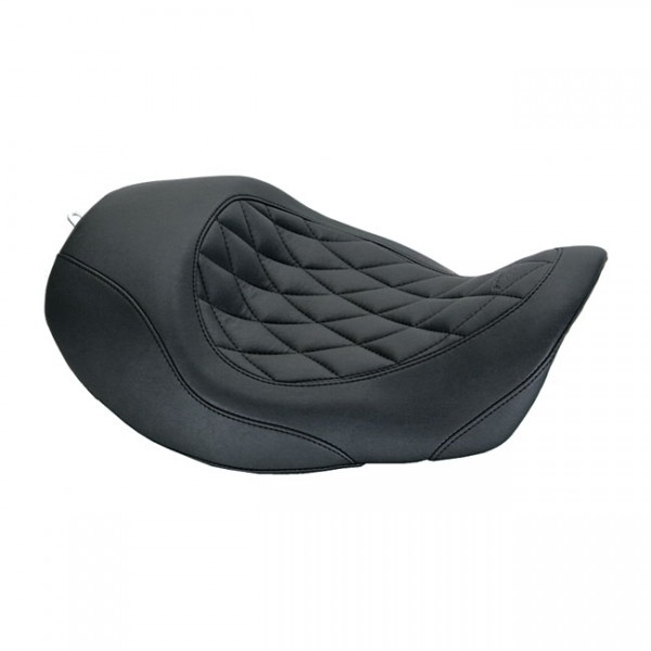 MUSTANG Seat Mustang, Wide Tripper Forward solo seat - 06-17 Dyna (excl. 14-17 Fat Bob) (NU)