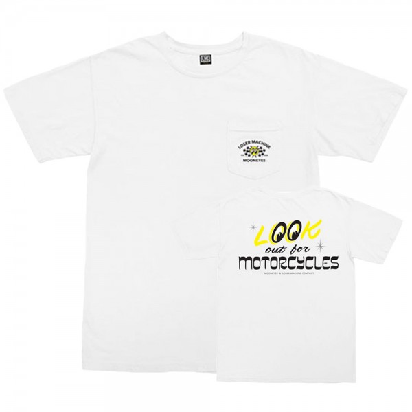 LMC x MOONEYEY T-Shirt Look Out in White
