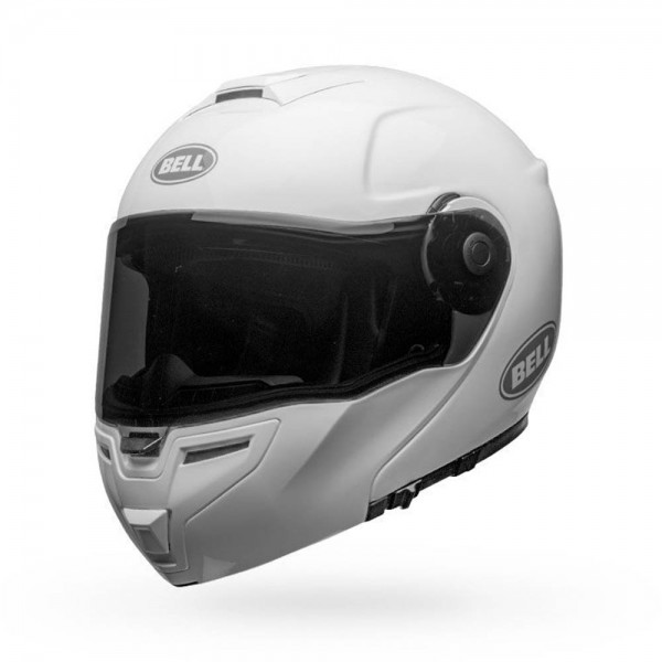 BELL Flip Up Helmet SRT Modular in White with ECE
