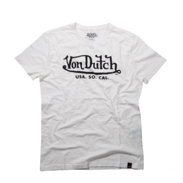 VON DUTCH T-Shirt - &quot;Brand&quot; - white