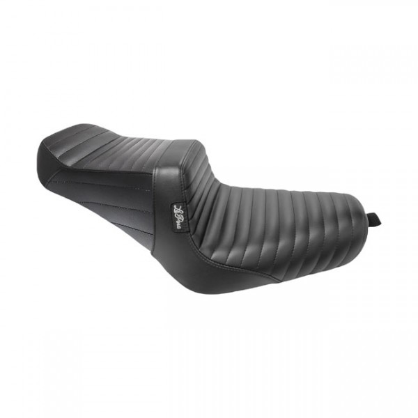 LEPERA Seat Le Pera, Tailwhip 2-up seat. Pleated, black - 04-20 Sportster (excl. 07-09 XL)