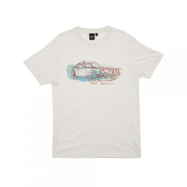 DEUS EX MACHINA T-Shirt Luftgekuhlt in Vintage Weiß