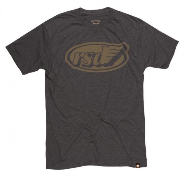 ROLAND SANDS T-Shirt Cafe Wing - charcoal-heather