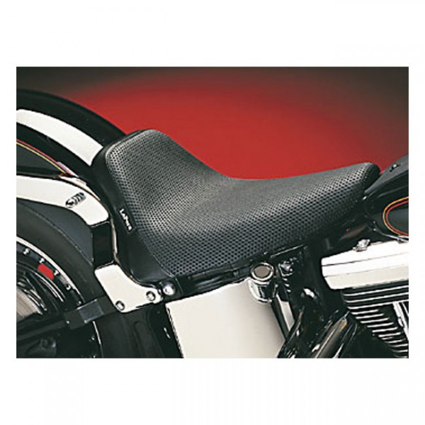 LEPERA Sitz Bare Bones solo seat. Basket Weave - 00-07 Softail with up to 150mm tire, frame moun