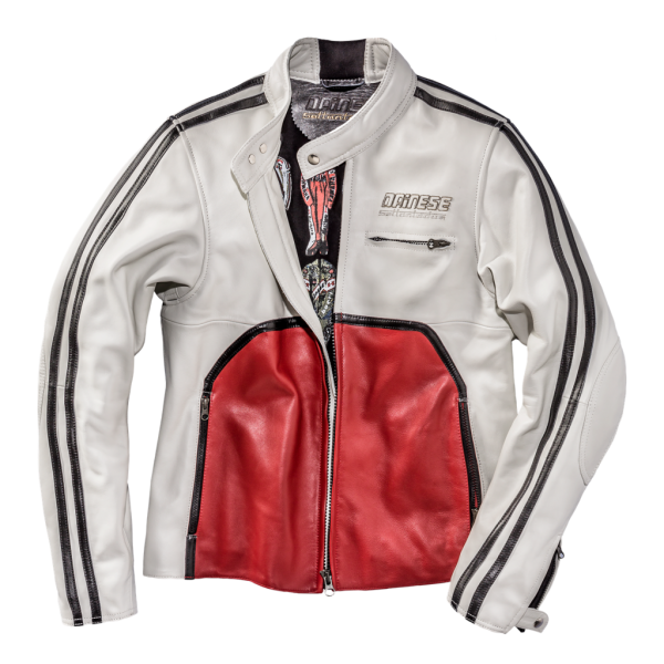 DAINESE 72 Jacket Toga 72 - white &amp; red