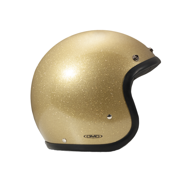 DMD Retro open face helmet Glitter Gold ECE.06
