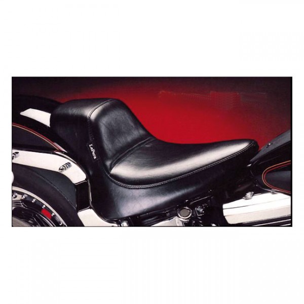 LEPERA Sitz Daytona Sport solo seat - 00-07 Softail (excl. FXSTD Deuce). Frame mounted. With up