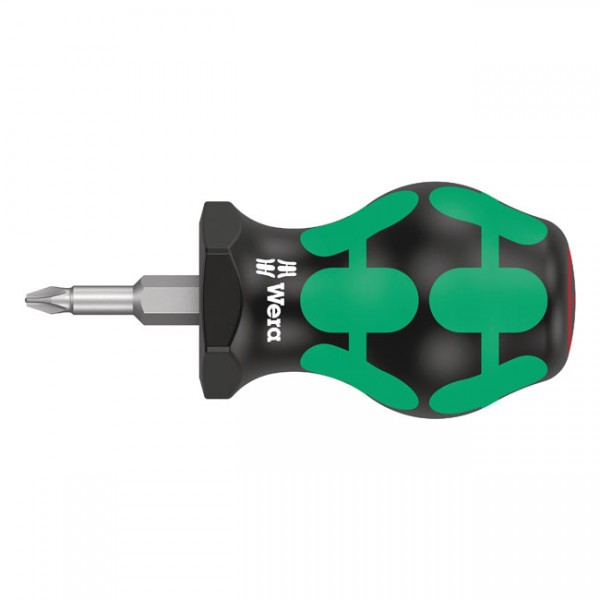 WERA Tools Stubby screwdriver for Phillips screws PH1 Series 350 - Phillips screws