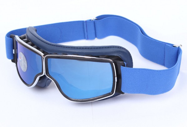 AVIATOR Goggles T2 blue chrome blue mirror
