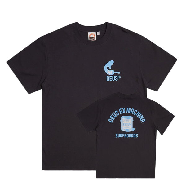 Deus Ex Machina T-Shirt Biarritz Address anthracite