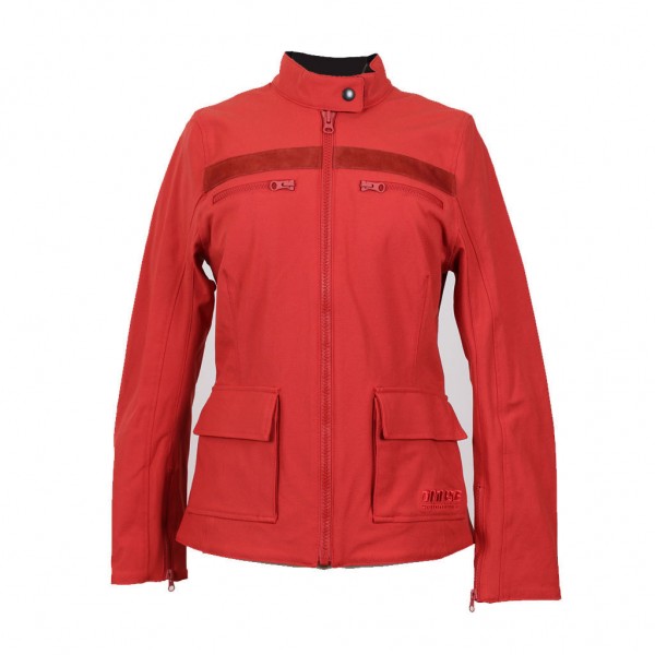DAINESE 72 Women&#039;s Jacket Kiffa Lady Tex - pompeian red