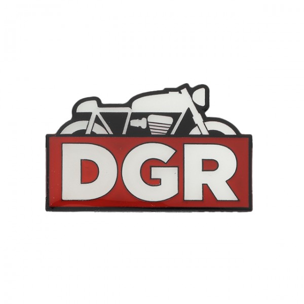 DGR Anstecker Racer Pin in weiß