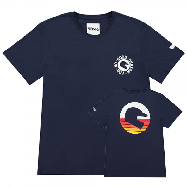 ROEG T-Shirt Peruna in Blau