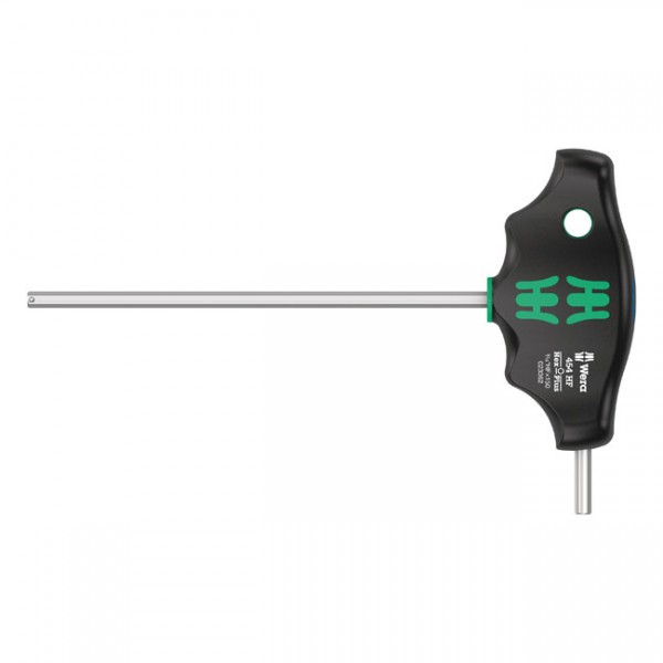 WERA Tools HF T-handle hexdriver series 454 Size 3/16&quot; - Hex socket head (Allen head)