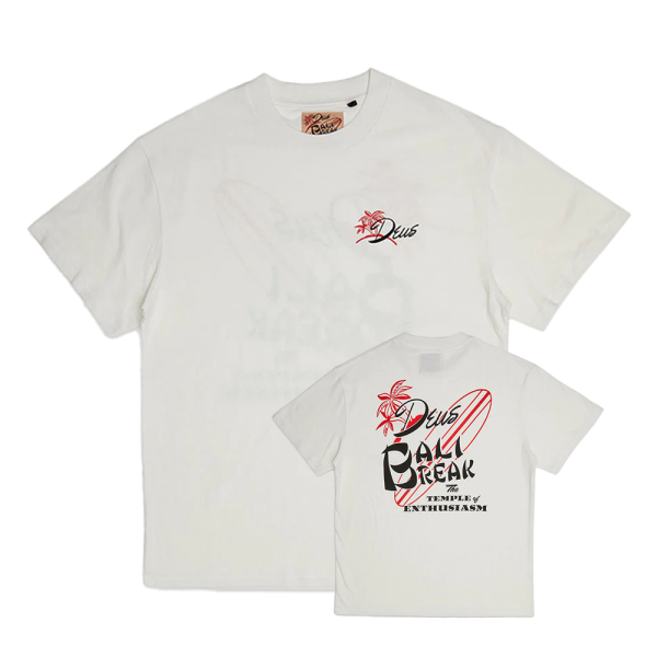Deus Ex Machina T-Shirt Breaker Vintage White
