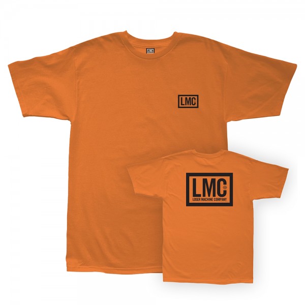 LOSER MACHINE COMPANY T-Shirt Hardline Orange