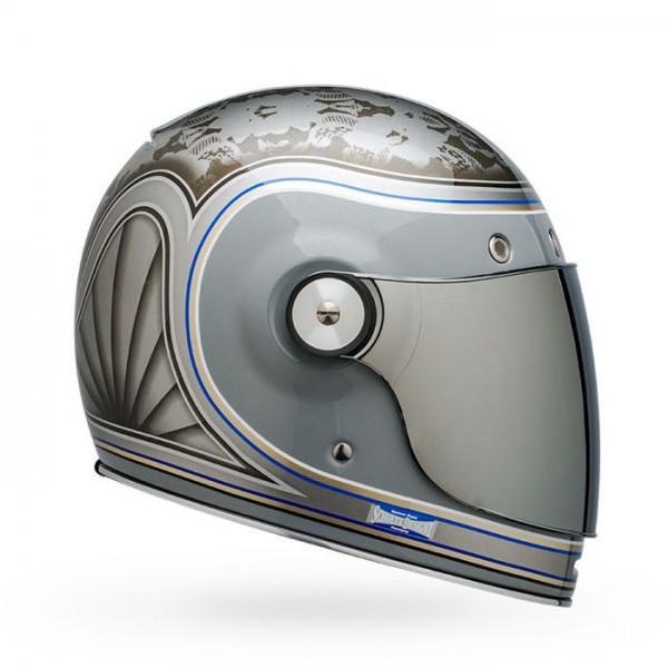 BELL Helmet Bullitt DLX Schultz Century Silver ECE