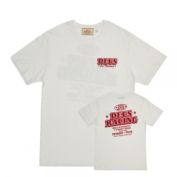 Deus Ex Machina T-Shirt Memphis vintage weiß