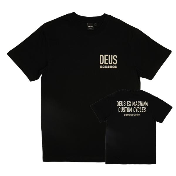 DEUS EX MACHINA T-Shirt Inline Schwarz