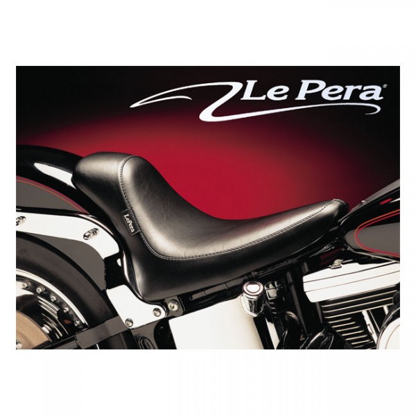 LEPERA Seat LePera, Silhouette Bullet solo seat. Gel - 84-99 Softail (NU)