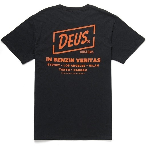 DEUS EX MACHINA T-Shirt - &quot;Oblique&quot; - schwarz