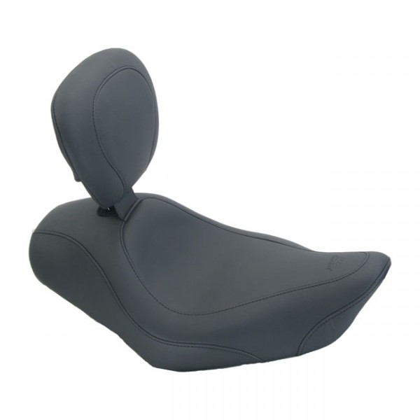 MUSTANG Seat Mustang, Wide Tripper solo seat. With rider backrest - 04-20 XL (excl. 07-09 XL)