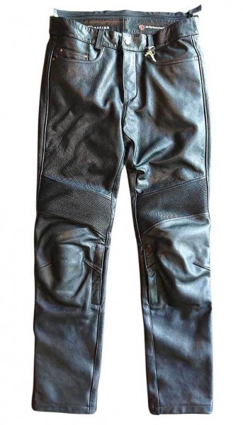 MEINDL Leather Pants - &quot;Rebel 24 Water Buffalo&quot; - black